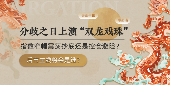 分歧之日上演“双龙戏珠”！指数窄幅震荡抄底还是控仓避险？后市主线将会是谁？